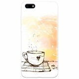 Husa silicon pentru Huawei Y5 2018, Coffe Love