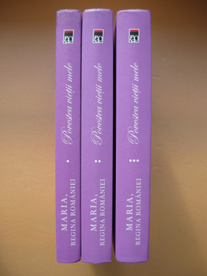 REGINA MARIA - POVESTEA VIETII MELE - rao, 3 volume, 2009 foto