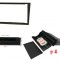 Kit rama radio cu incarcator fara fir Opel 2004- negru