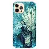 Husa compatibila cu Apple iPhone 13 Pro Max model Gohan Dragon Ball , Silicon, TPU, Viceversa, Transparent, Carcasa