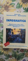 Tudor Sorin Emanuela Cherchez Marinel Serban - Manual Informatica C++ clasa 9 foto