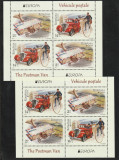 Romania 2013-Europa Cept,Vehicule postale,pereche blocuri,MNH,-1979c, Organizatii internationale, Nestampilat