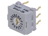 &Icirc;ntrerupător codificare HEX/BCD 16 poziții vertical ND3 tavă
