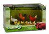 Set 5 Figurine Viata la Tara Collecta, Plastic Multicolor, 3+ ani, Animale Ferma, Joc Educativ