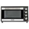 Cuptor electric Zass ZEO 48 CR, 48L, 1800W, Convectie, Rotisor, Grill, Timer 60 min, Termostat 100-250&deg;C, Inox