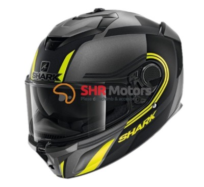 Casca integrala Shark Spartan GT Tracker gri/galben foto