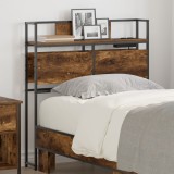 vidaXL Tăblie de depozitare Stejar afumat 80 cm Lemn compozit