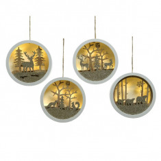 Decoratiune - LED Round Scene - Warm White - mai multe modele | Kaemingk