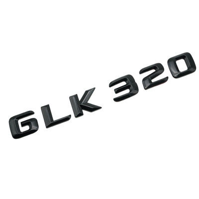 Emblema GLK 320 Negru, pentru spate portbagaj Mercedes foto