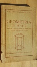 Geometria in spatiu manual si culegere de probleme