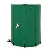 Rezervor Apa Ploaie Pliabil 500L, PVC 1000D, 2 Robineti, Sistem Preaplin, Montaj Rapid Gradina
