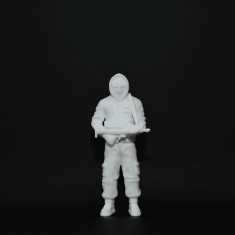 Figurină Soldat 3D - Squid Game, de pictat - 10 cm