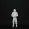 Figurină Soldat 3D - Squid Game, de pictat - 10 cm