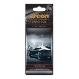 Odorizant auto, card, Areon Sport Lux, Platinum, 19 x 7.5 x 0.5 cm