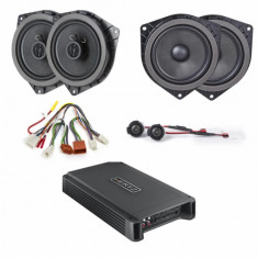 Pachet sistem audio Plug&amp;Play Awave dedicat Toyota + Amplificator