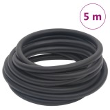 vidaXL Furtun de aer hibrid, negru, 0,6", 5 m, cauciuc și PVC 154492