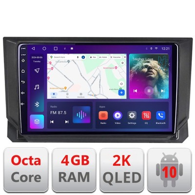 Navigatie Seat Ibiza 2017- C-IBZ Android Octa Core Ecran 2K QLED GPS 4G 4+32GB 360 KIT-IBZ+EDT-E409-2K CarStore Technology foto