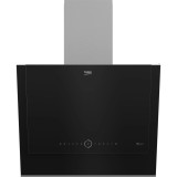 Hota decorativa Beko BHCA67841BBHSI, 3 trepte, 445 mc/h, Air Cleaning Mode, Negru