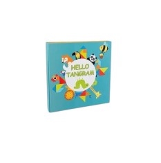 Joc educativ tangram si puzzle, 16 piese, 7Toys