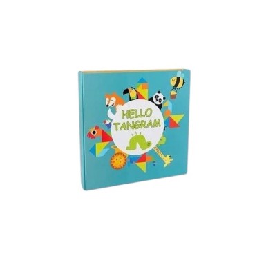 Joc educativ tangram si puzzle, 16 piese, 7Toys foto