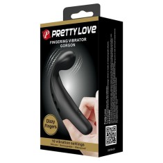 Vibrator din silicon pentru deget cu 10 setari de vibratii PRETTY LOVE