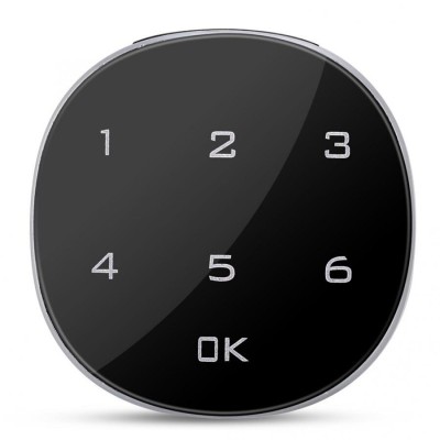 Incuietoare Inteligenta Techstar&amp;reg;, Touch Screen Digital, 20mm, Alarma, Cod, Alimentare CR2023 si MicroUSB foto