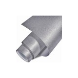 Folie auto autocolant PVC argintie sclipici mat 1.52m x 1m cu tehnologie eliminare bule Cod: KM9247 Automotive TrustedCars