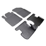 Set de 4 covorase cauciuc 3D stil tavita premium pentru Citroen C3 II, 2 din 2009-2017