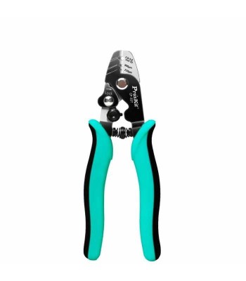 Cleste dezizolat fibra optica 162mm Pro`sKit CP-327 foto