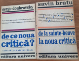 De ce noua critică, S. Doubrovsky, De la Saint Beuve la noua critică, S. Bratu
