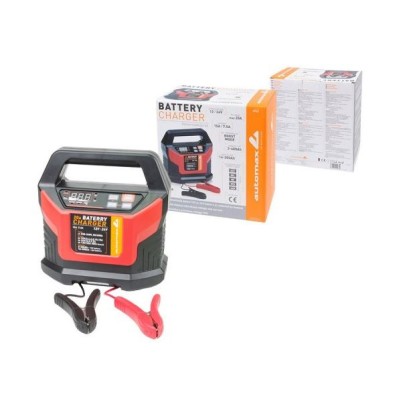 Incarcator acumulator auto Automax 15A, automat, cu afisaj LCD, 12V-24V , redresor automat ptr baterii BOOST,WET,GEL,AGM,UNI foto