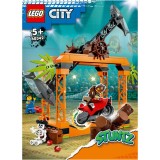 LEGO&reg; City - Provocarea de cascadorii Atacul rechinului 60342, 122 piese