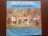 Greierasul corul de copii prescolari cantece pentru copii disc vinyl 7&quot; single, Electrecord