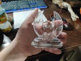 Vultur vintage din cristal