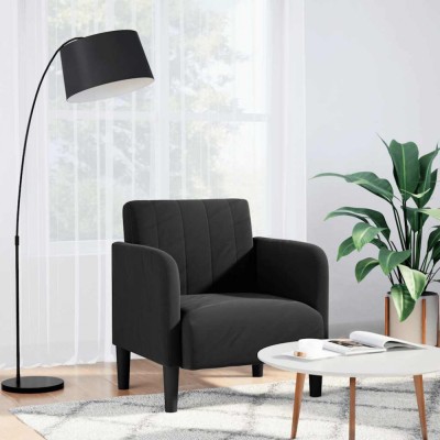 Gossi canapea scaun cu cotiere negru 54 cm catifea foto
