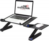 Suport pentru laptop Ahrodesk cu suport de design ergonomic pliabil reglabil pen