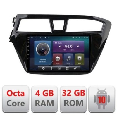 Navigatie HHyundai i20 2015-2018 C-517 Octa Core cu Android Radio Bluetooth Internet GPS WIFI 4+32GB CarStore Technology foto