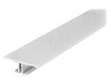 Profil aluminiu pentru module LED alb 1m BACK10