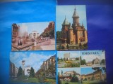 HOPCT LOT 2339 TIMISOARA -JUD TIMIS -4 CARTI POSTALE-CIRCULATE
