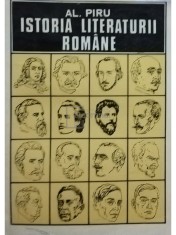 Al. Piru - Istoria literaturii romane (Editia: 1994) foto