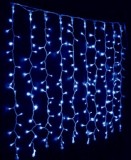 Instalatie de Craciun, ploaie albastra, 384 leduri, 8X1M , 6036B, Gimihome