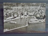 GERMANIA - LINDERBERG - PORTUL TURISTIC CU FARURI SI NAVE DE AGREMENT - CIRCULATA, SCRISA - VECHE -