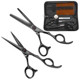 Cumpara ieftin Set Profesional BIRAI&reg; Katana, Foarfeca De Tuns Si Foarfeca De Filat, Otel Japonez 440C, Duritate 60-63 HRC, Design Ergonomic, Precizie Si Confort Pen