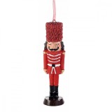 Cumpara ieftin Ornament brad Spargatorul de Nuci din polirasina rosie neagra 5x2x13 cm