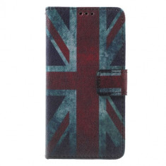 Husa LG Leon 4G - Book Type UK Flag foto