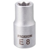Proxxon 23794 - Capat cheie tubulara cu profil torx interior sistem de prindere 1/4 inch TX8