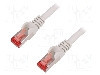 Cablu patch cord, Cat 6, lungime 150mm, S/FTP, Goobay - 92455 foto