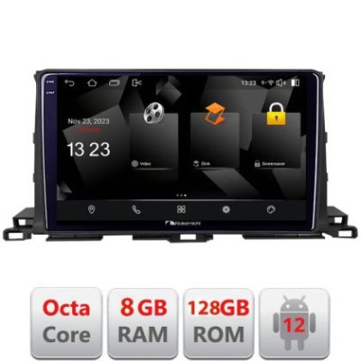 Navigatie Toyota Highlander 2013-2018 Android radio gps internet octa core 8+128 carplay android auto CarStore Technology foto