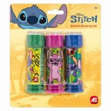 Set 3 baloane de sapun Disney Stitch 50 ml, cu joc labirint