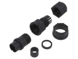 Conector circular mufă B 2 PIN 5A IP67 drept
